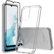 Max & Max Case Clear With Screen Protector Galaxy S23 Ultra