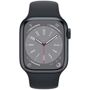 Apple Watch Series 8 GPS 41mm Midnight Aluminum Case with Midnight Sport Band – Regular
