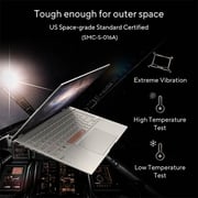 ASUS ZenBook 14X OLED Space Edition (2022) Laptop - 12th Gen / Intel Core i7-12700H / 14inch 4K OLED / 16GB RAM / 1TB SSD / Shared Intel Iris Xe Graphics / Windows 11 Home / English & Arabic Keyboard / Titanium / Middle East Version - [UX5401ZAS-OLED107W]