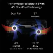 ASUS ZenBook 14X OLED Space Edition (2022) Laptop - 12th Gen / Intel Core i7-12700H / 14inch 4K OLED / 16GB RAM / 1TB SSD / Shared Intel Iris Xe Graphics / Windows 11 Home / English & Arabic Keyboard / Titanium / Middle East Version - [UX5401ZAS-OLED107W]