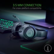 Razer Next Level Gaming Bundle Kraken X Lite Wired Headset DeathAdder Essential Wired Mouse, and Gigantus V2 Medium Mouse Mat