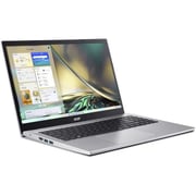 Acer Aspire 3 (2022) Laptop - 12th Gen / Intel Core i5-1235U / 15.6inch FHD / 8GB RAM / 512GB SSD / Shared / Windows 11 Home / English & Arabic Keyboard / Pure Silver / Middle East Version - [A315-59-55ZT]