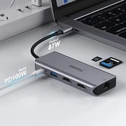 Blupebble 9-in-1 Hub Grey