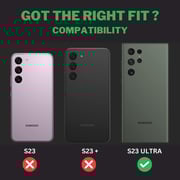 Smart Alien Case Clear With Screen Protector Galaxy S23 Ultra