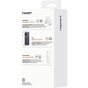Spigen Clear Case + Screen Protector + 25W USB-C Wall Charger iPhone 14 Pro Max