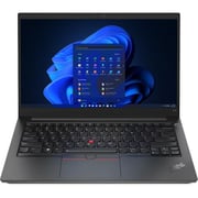 Lenovo ThinkPad E14 Gen 4 (2022) Laptop - 12th Gen / Intel Core i5-1235U / 14inch FHD / 512GB SSD / 8GB RAM / Shared Intel Iris Xe Graphics / Windows 11 Pro / English & Arabic Keyboard / Black / Middle East Version