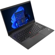 Lenovo ThinkPad E14 Gen 4 (2022) Laptop - 12th Gen / Intel Core i5-1235U / 14inch FHD / 512GB SSD / 8GB RAM / Shared Intel Iris Xe Graphics / Windows 11 Pro / English & Arabic Keyboard / Black / Middle East Version
