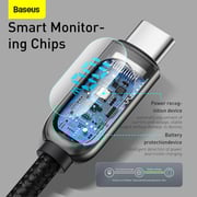 Baseus Display Fast Charging Data Cable Type-C to Type-C 100W 2m Black