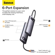 Baseus Metal Gleam Series 6-in-1 USB-C Hub