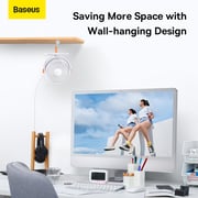 Baseus Serenity Series Desktop Fan Hangable 3 Gears Adjustable Cooling Gadget Summer Cooler White
