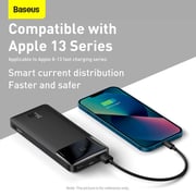 Baseus Bipow Digital Display Power bank 10000mAh 15W Black