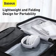 Baseus NGTD010302 Encok D02 Pro Over Ear Wireless Headphones White