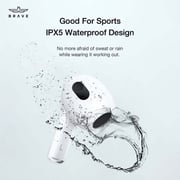 BRAVE Earbuds 3 True Wireless Earphones 5.3 Bluetooth Headphones in Ear with Noise Isolation and IPX5 Waterproof