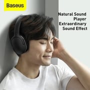 Baseus NGTD010301 Encok D02 Pro Over Ear Wireless Headphones Black