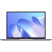 لابتوب هواوي ميت بوك (14 KelvinD-WFH9A) نوت بوك بمعالج كور i7 الجيل الثاني عشر بتردد 2.4 جيجاهرتز وذاكرة 16 جيجا وسعة تخزين 512 جيجا ونظام تشغيل ويندوز 10 وشاشة مقاس 14 بوصة وبلون رمادي ولوحة مفاتيح إنجليزية/ عربية - إصدار الشرق الأوسط