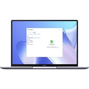 لابتوب هواوي ميت بوك (14 KelvinD-WFH9A) نوت بوك بمعالج كور i7 الجيل الثاني عشر بتردد 2.4 جيجاهرتز وذاكرة 16 جيجا وسعة تخزين 512 جيجا ونظام تشغيل ويندوز 10 وشاشة مقاس 14 بوصة وبلون رمادي ولوحة مفاتيح إنجليزية/ عربية - إصدار الشرق الأوسط