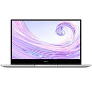 Huawei MateBook D14 (2021) Laptop - 11th Gen / Intel Core i5-1155G7 / 14inch FHD / 8GB RAM / 512GB SSD / Shared / Windows 11 Home / English & Arabic Keyboard / Silver / Middle East Version - [NobelE-WDH9AL]