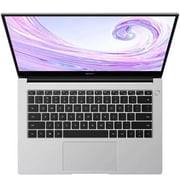 Huawei MateBook D14 (2021) Laptop - 11th Gen / Intel Core i5-1155G7 / 14inch FHD / 8GB RAM / 512GB SSD / Shared / Windows 11 Home / English & Arabic Keyboard / Silver / Middle East Version - [NobelE-WDH9AL]