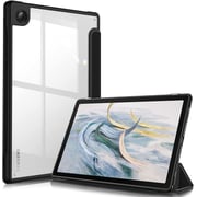 Glassology Magnetic Case With Screen Protector Black Galaxy Tab A8