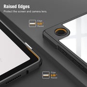 Glassology Magnetic Case With Screen Protector Black Galaxy Tab A8