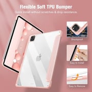 Glassology Magnetic Case With Screen Protector Pink iPad Air 10.9Inch/iPad Pro 11Inch (2022)