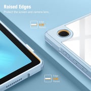 Glassology Magnetic Case With Screen Protector Blue Galaxy Tab A8