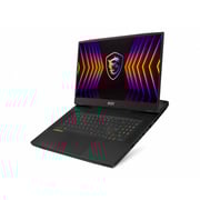MSI Titan (2023) Gaming Laptop - 13th Gen / Intel Core i9-13980HX / 17.3inch / 32GB RAM / 2TB SSD / 12GB NVIDIA GeForce RTX 4080 Graphics / Windows 11 / English & Arabic Keyboard / Black / Middle East Version - [9S7-17Q211-026]