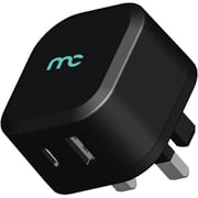 Mycandy Travel Charger With USB-C To Lightning Cable Black