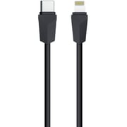 Mycandy Travel Charger With USB-C To Lightning Cable Black