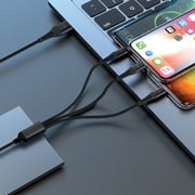 Mycandy C-150 3-in-1 USB Cable 1.5m Black