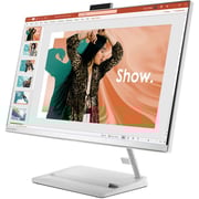 Lenovo IdeaCentre AIO 3 27IAP7 All-in-One Desktop - 12th Gen Core i5 3.3GHz 16GB 512GB 2GB Win11 27inch FHD White English/Arabic Keyboard Middle East Version