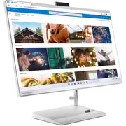 Lenovo IdeaCentre AIO 3 27IAP7 All-in-One Desktop - 12th Gen Core i5 3.3GHz 16GB 512GB 2GB Win11 27inch FHD White English/Arabic Keyboard Middle East Version