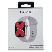 ساعة ذكية G7 TALK بلون أبيض من إكسل