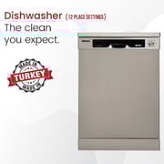Nobel 12 Place Settings Dishwasher Silver - NDW6012