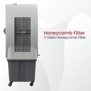 Nobel Air Cooler Honeycomb Automatic Louver Movement 60L Grey - NAC1111