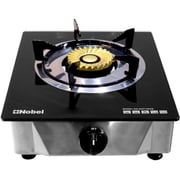 Nobel Single Stove Gas Burner Glass Top Heavy Cast Iron NGT1002G