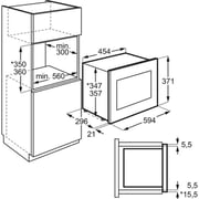 AEG Built In Microwave Oven AG-MBB1756SEM