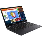 Lenovo ThinkPad X13 Yoga Gen 3 (2022) Laptop - 12th Gen / Intel Core i7-1255U / 13.3inch WUXGA Touch / 512GB SSD / 16GB RAM / Windows 11 Pro / English & Arabic Keyboard / Latona Black / Middle East Version - [21AW000SGR]