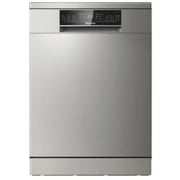 Hisense Dishwasher Free Standing 15 Place Setting With 6 Programs Silver - HS623E90G - International Version