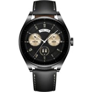 Huawei Watch Buds SGA-B19 – Steel Case/Black Leather Strap