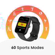 Amazfit BIP 3 Smart Watch Black