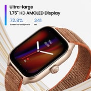 Amazfit GTS 4 Smart Watch Brown