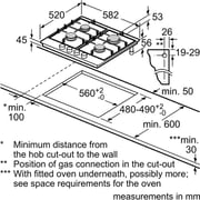 Bosc Gas Hob PCP6A6B90