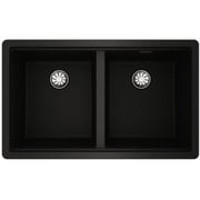 TEKA 2-In-1 Installation Tegranite Radea Series Sink With Two Bowls Radea R10 2B 750 Black
