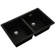 TEKA 2-In-1 Installation Tegranite Radea Series Sink With Two Bowls Radea R10 2B 750 Black