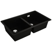 TEKA 2-In-1 Installation Tegranite Radea Series Sink With Two Bowls Radea R10 2B 750 Black