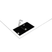 TEKA 2-In-1 Installation Tegranite Radea Series Sink With Two Bowls Radea R10 2B 750 Black