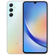 Samsung A34 128GB 8GB Silver 5G Smartphone - SM-A346EZSCMEA