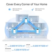 TPLink DECOXE75 WiFi Mesh System Pack of 3Pcs