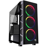 Gameon Mid Tower Gaming Case Black